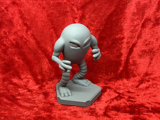 Pokemon #106 Hitmonlee figure Grey TCG Statue