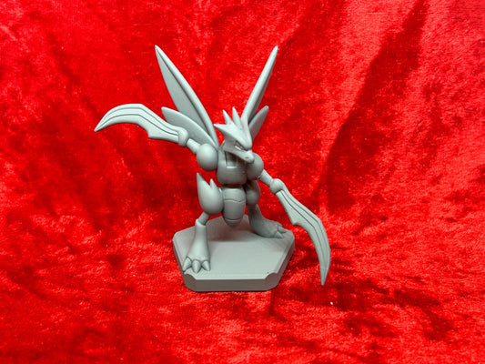 Pokemon #123 Scyther figure Grey TCG Statue