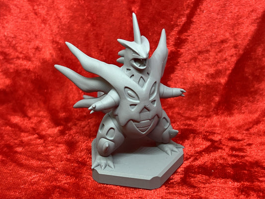 Pokemon #248 Mega Tyranitar figure Grey TCG Statue