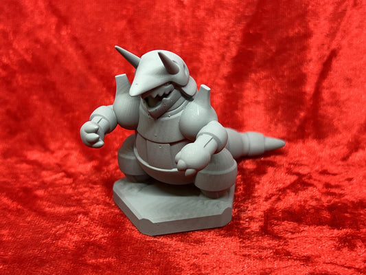 Pokemon #306 Aggron figure Grey TCG Statue