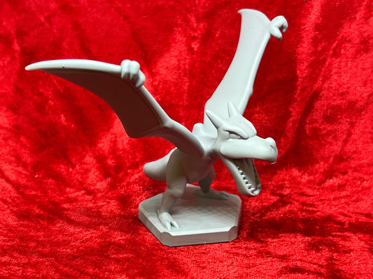Pokemon #142 Aerodactyl Figure Grey TCG Statue Fossil