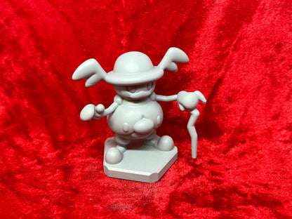 Pokemon #122 Galarian Mr Mime, #439 Mime Jr and #866 Mr Rime Set Grey TCG Statues