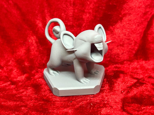 Pokemon #019 Rattata figure Grey TCG Statue