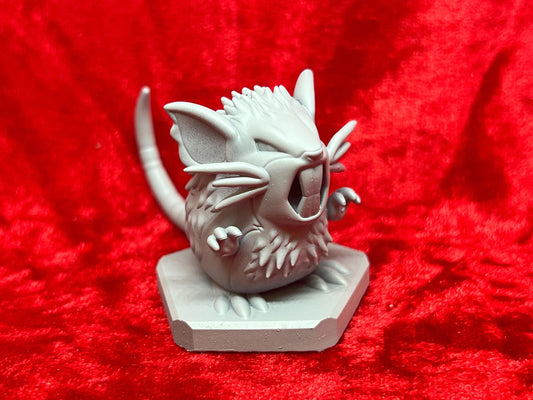 Pokemon #020 Raticate figure Grey TCG Statue