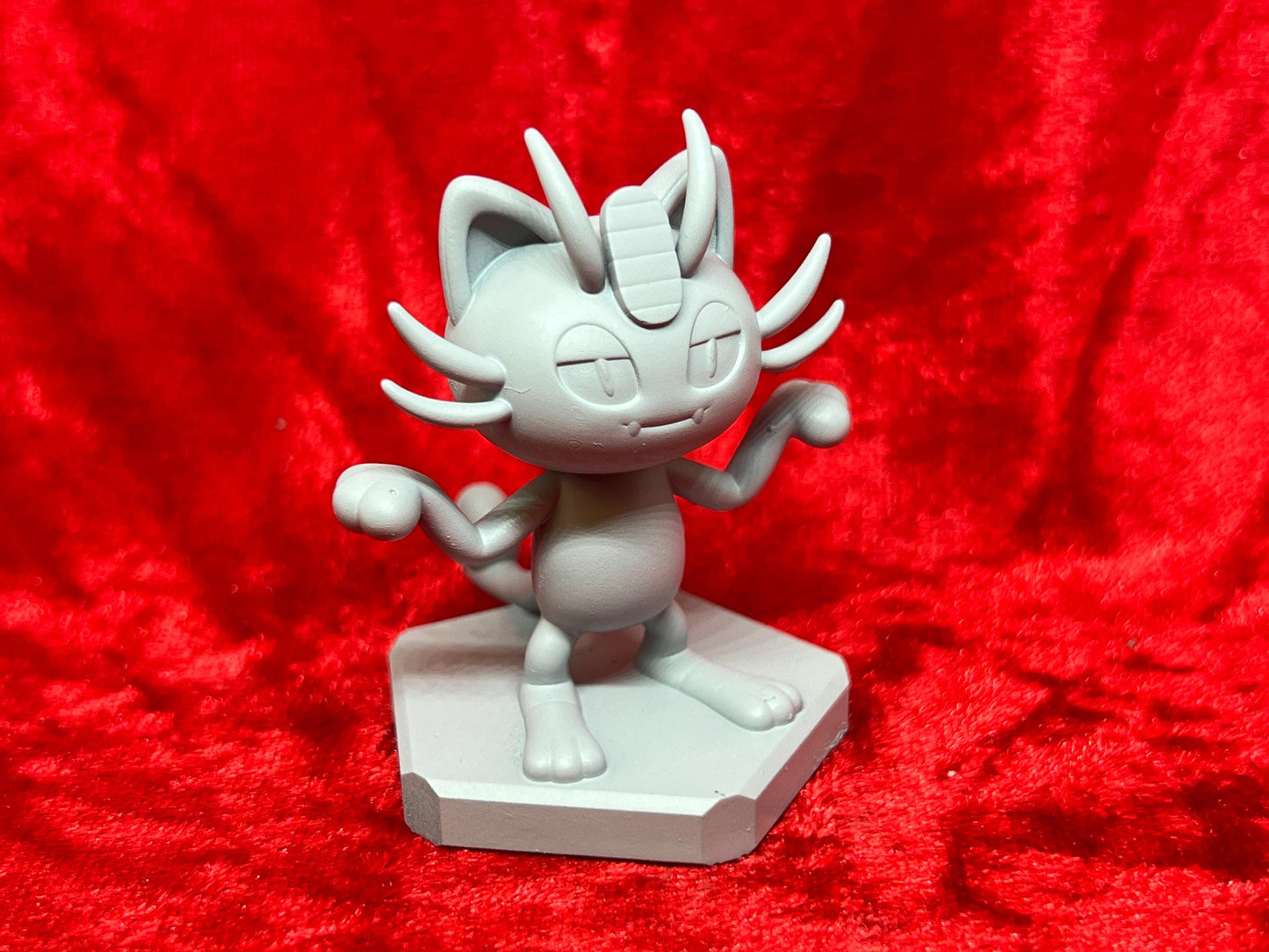 Pokemon #052 Meowth Alolan figure Grey TCG Statue