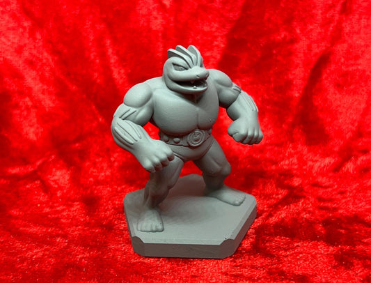 Pokemon #067 Machoke figure Grey TCG Statue