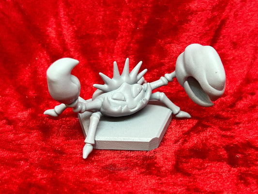 Pokemon #099 Kingler figure Grey TCG Statue