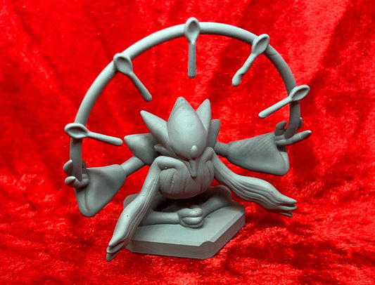Pokemon #065 Mega Alakazam figure Grey TCG Statue