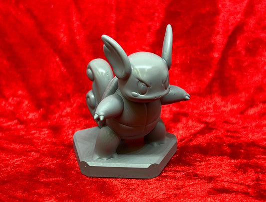 Pokemon #008 Wartortle figure Grey TCG Statue