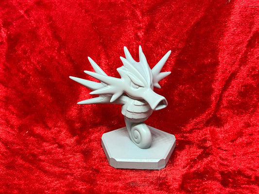 Pokemon #117 Seadra Figure Grey TCG Statue