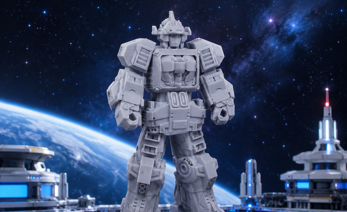 Power rangers in Space Astro Megazord figure Heroes of the Grid board game